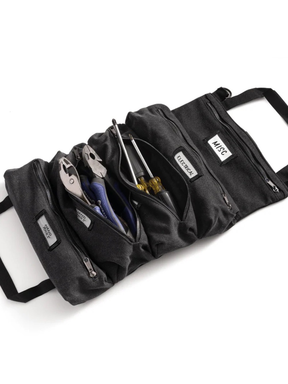 OTR legendary Black Roll-Up Tool Organizer